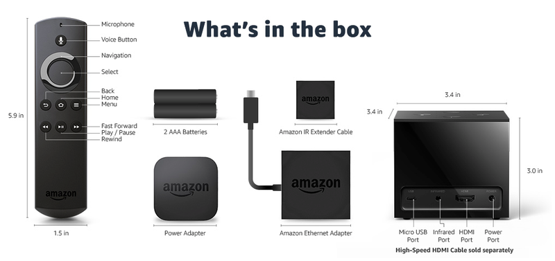 Illustration for article titled Televisión 4K, mando a distancia universal y Alexa se dan la mano en el nuevo Amazon Fire TV Cube